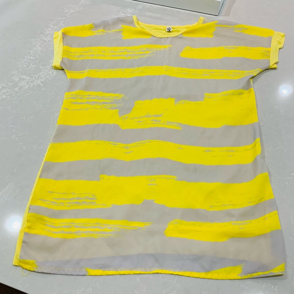 Abstract brushstroke cover up